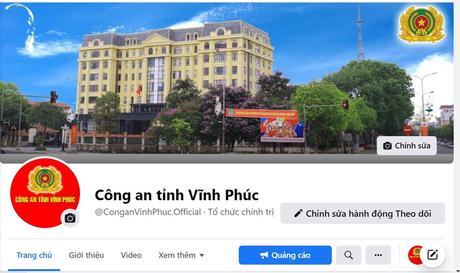 Đã nhận diện được đối tượng tấn công Fanpage của Công an tỉnh Vĩnh Phúc