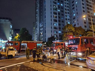 Cháy lớn tại Hồ Tùng Mậu