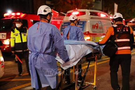 Vụ giẫm đạp ở Seoul:  Lãnh đạo nhiều nước gửi lời chia buồn - Hàn Quốc tuyên bố quốc tang
