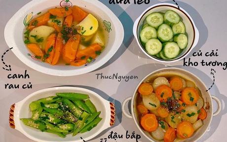 Mùa Vu Lan, tham khảo 30 mâm cơm chay cực ngon, hấp dẫn của chàng đảm Sài thành