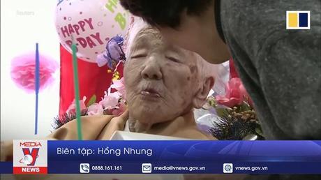 Cụ bà Nhật Bản tiếp tục kỷ lục sống thọ nhất thế giới