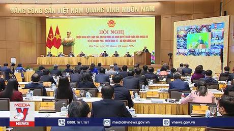 Tổng Bí thư Nguyễn Phú Trọng dự Hội nghị Chính phủ với các địa phương