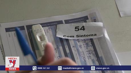 Brazil thiếu hụt bộ xét nghiệm COVID-19