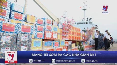 Mang Tết sớm ra các Nhà giàn DK1