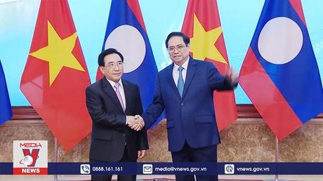 Thủ tướng chủ trì Lễ đón Thủ tướng Lào thăm chính thức Việt Nam