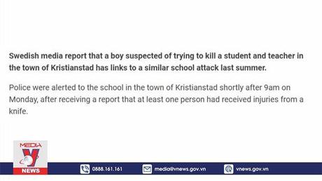 Tấn công bằng dao tại trường học Thụy Điển