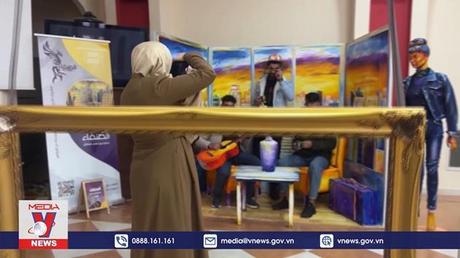 Studio chụp ảnh từ tranh 3D ở Palestine