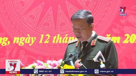 Bộ trưởng Bộ Công an thăm, làm việc tại Hà Giang