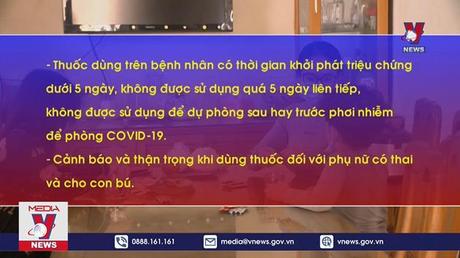 Bộ Y tế cảnh báo thận trọng khi dùng thuốc Molnupiravir 