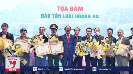 Vinh danh tổ chức, cá nhân có nhiều đóng góp cho công tác bảo tồn loài hoang dã