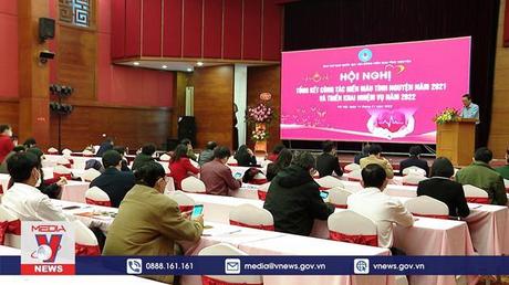 Trên 1,3 triệu đơn vị máu được tiếp nhận năm 2021