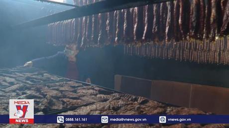 Đặc sản thịt sấy Lai Châu vào Tết