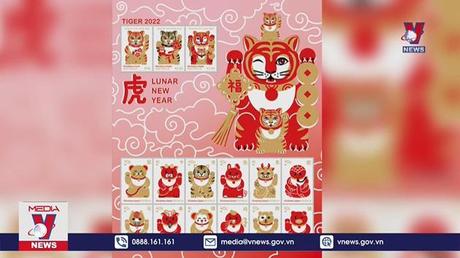 Australia ra mắt bộ tem mừng Tết Nguyên đán 2022