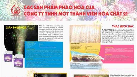 Địa chỉ và giá bán pháo hoa nhà máy Z121 Tết Nguyên đán 2022