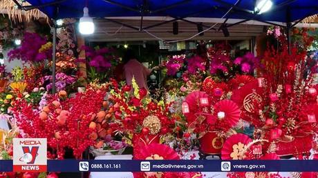 Nhộn nhịp chợ hoa Xuân ở Trung Quốc