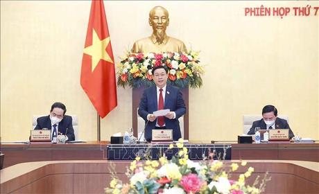 Khai mạc Phiên họp thứ 7 của Ủy ban Thường vụ Quốc hội