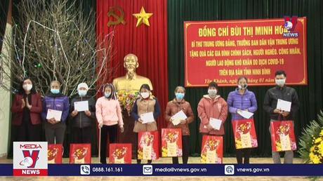 Trưởng Ban Dân vận Trung ương thăm, chúc Tết tại Ninh Bình