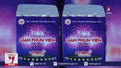 Tạm dừng bán 2 sản phẩm pháo hoa do có tiếng nổ