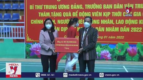 Trưởng Ban Dân vận Trung ương thăm, tặng quà Tết tại Đắk Nông