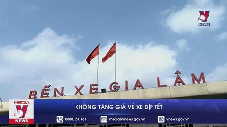 Không tăng giá vé xe dịp Tết