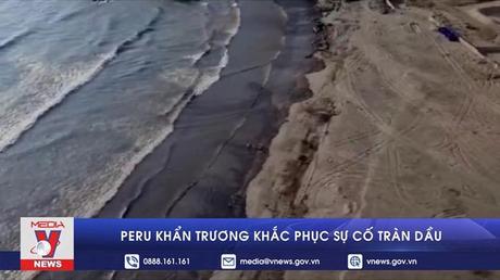 Peru khẩn trương khắc phục sự cố tràn dầu