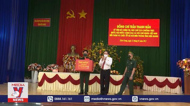 Thăm, chúc Tết tại tỉnh Kiên Giang