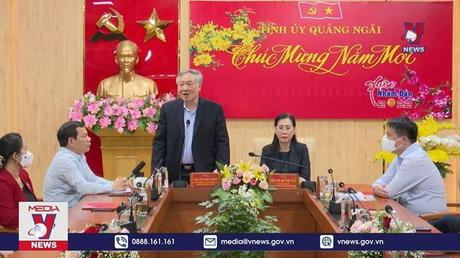 Chánh án tòa án nhân dân tối cao thăm và chúc Tết ở Quảng Ngãi

