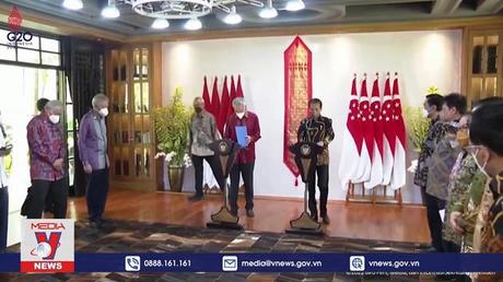 Indonesia và Singapore ký kết nhiều thỏa thuận hợp tác