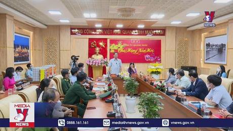 Thăm, tặng quà tết tại Quảng Ngãi