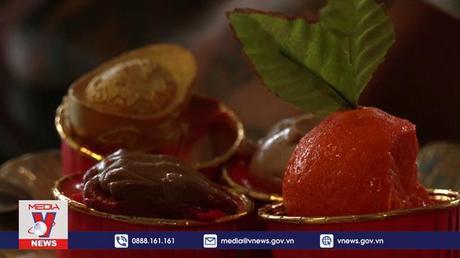 Mâm cỗ Tết bằng thạch gây sốt ở Thái Lan