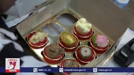 Mâm cơm Tết đặc biệt từ thạch rau câu dừa