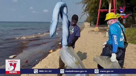 Thái Lan nỗ lực ngăn dầu loang tới các rạn san hô