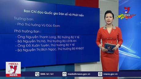 Thành lập Ban Chỉ đạo Quốc gia Dân số và Phát triển
