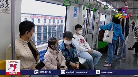 Đường sắt Cát Linh - Hà Đông phục vụ suốt Tết