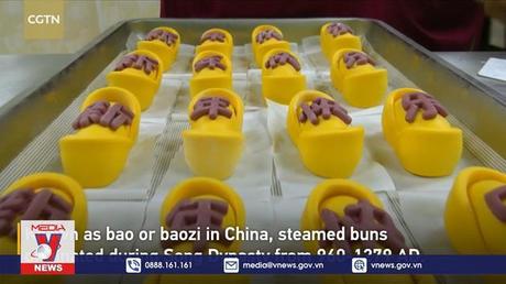 Độc đáo những chiếc bánh bao hình con hổ
