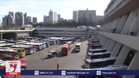 Ùn tắc giao thông trong ngày cuối kỳ nghỉ Tết tại Hàn Quốc