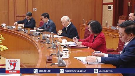 Tổng Bí thư chủ trì cuộc họp đánh giá công tác tổ chức Tết Nhâm Dần