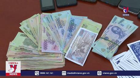 Thanh Hóa: Bắt 24 đối tượng đánh bạc dưới hình thức ba cây