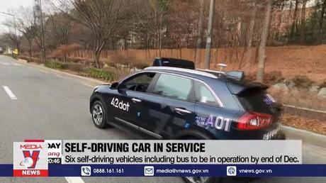 Hàn Quốc triển khai dịch vụ taxi tự hành