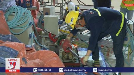 Nhộn nhịp công trường Metro ngày đầu năm