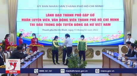 TP.HCM chào đón đội tuyển nữ Việt Nam