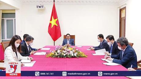 Thủ tướng Phạm Minh Chính điện đàm với Chủ tịch Tập đoàn Pfizer