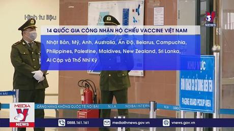 14 quốc gia công nhận hộ chiếu vaccine Việt Nam