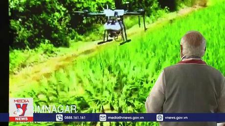 Ấn Độ phát triển nông nghiệp nhờ máy bay không người lái