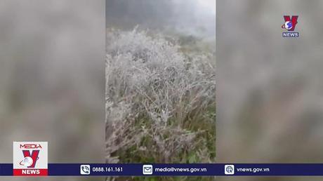 Quảng Ninh xuất hiện băng đá trên đỉnh Cao Ly