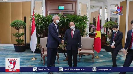 Chủ tịch nước tiếp Nguyên Thủ tướng và Bộ trưởng cao cấp kiêm Bộ trưởng điều phối an ninh quốc gia Singapore