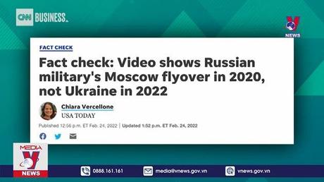 Mạng xã hội tràn ngập tin giả tình hình Ukraine