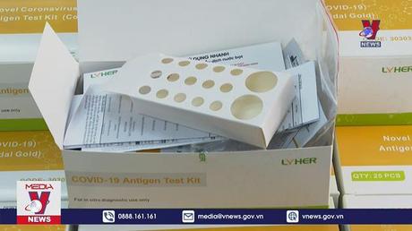 Thu giữ kit test nhanh COVID-19 không rõ nguồn gốc