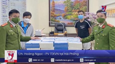 Thu giữ 48.000 viên thuốc và 1.500 bộ kit test COVID-19 không rõ nguồn gốc