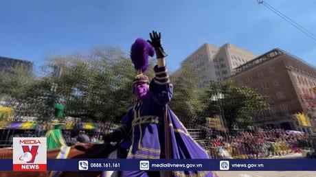 Rực rỡ lễ hội Mardi Gras tại Mỹ
